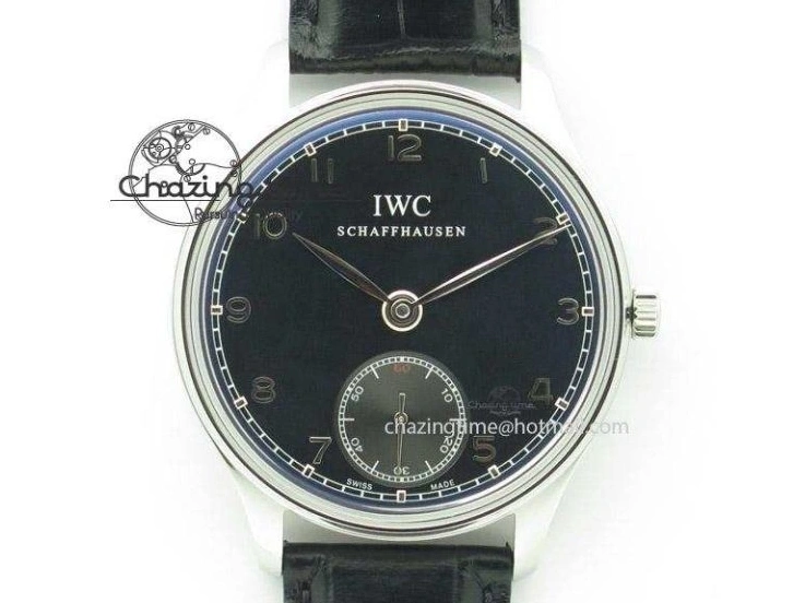 MIROTIME 0521 Affordable Portuguese Real PR Real Annual Calendar IW5035 ZF 1:1 Best Edition White Dial Blue Markers on Blue Leather Strap A 7143